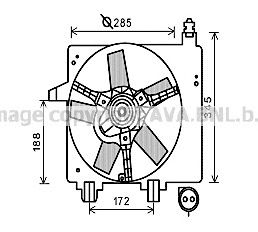 AVA QUALITY COOLING fd7550 -  Вентилятор, охлаждение двигателя